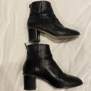 Rag & Bone Willow Black Leather Boots